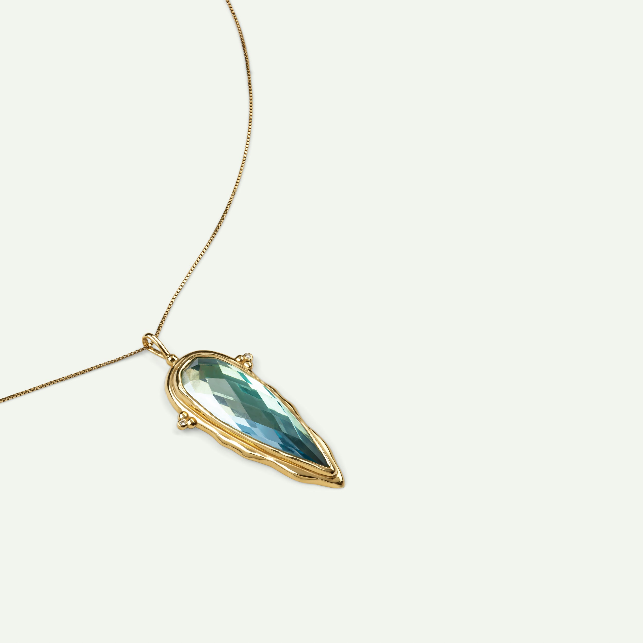 The Venus Necklace - Blue Topaz