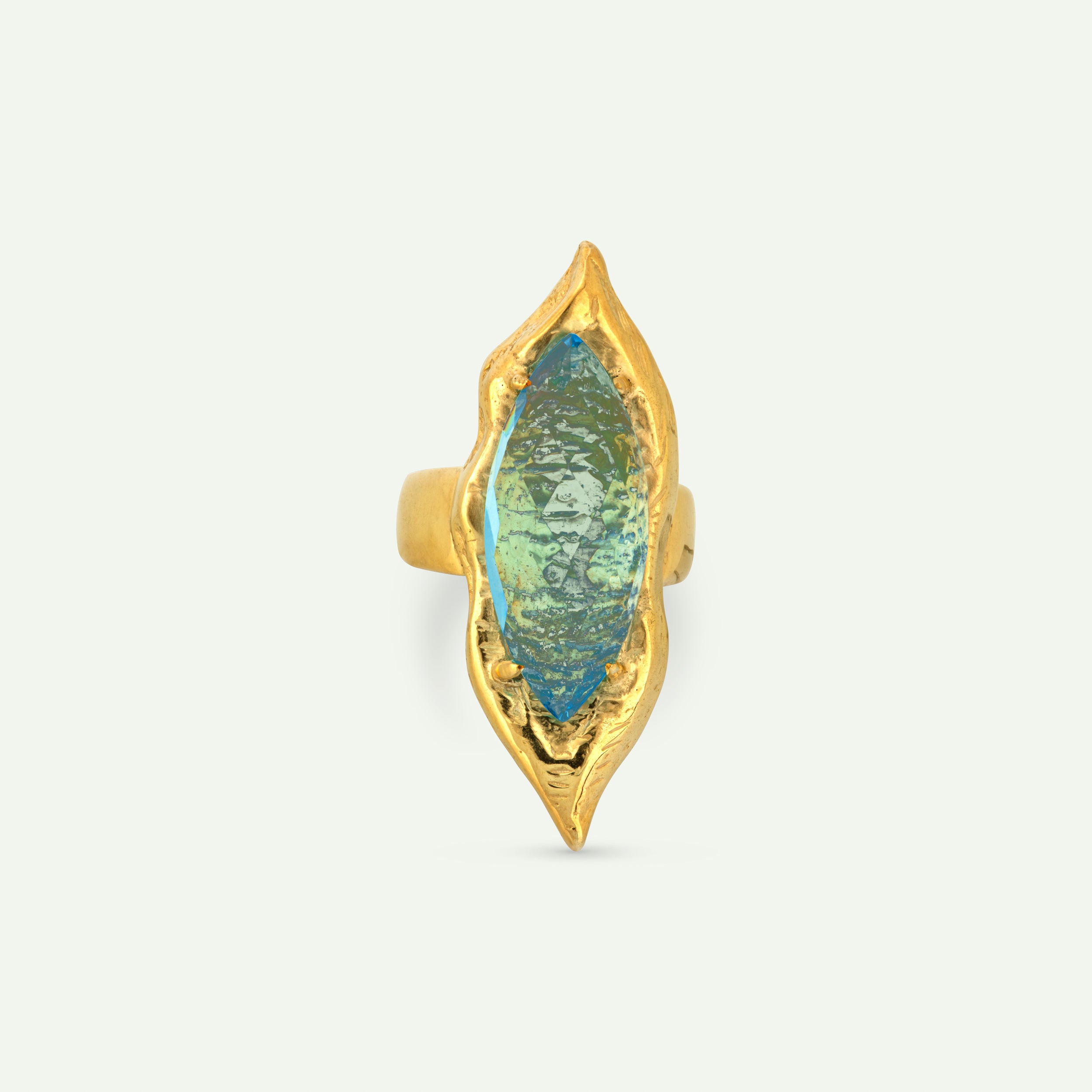 Venus Ring - Blue Topaz