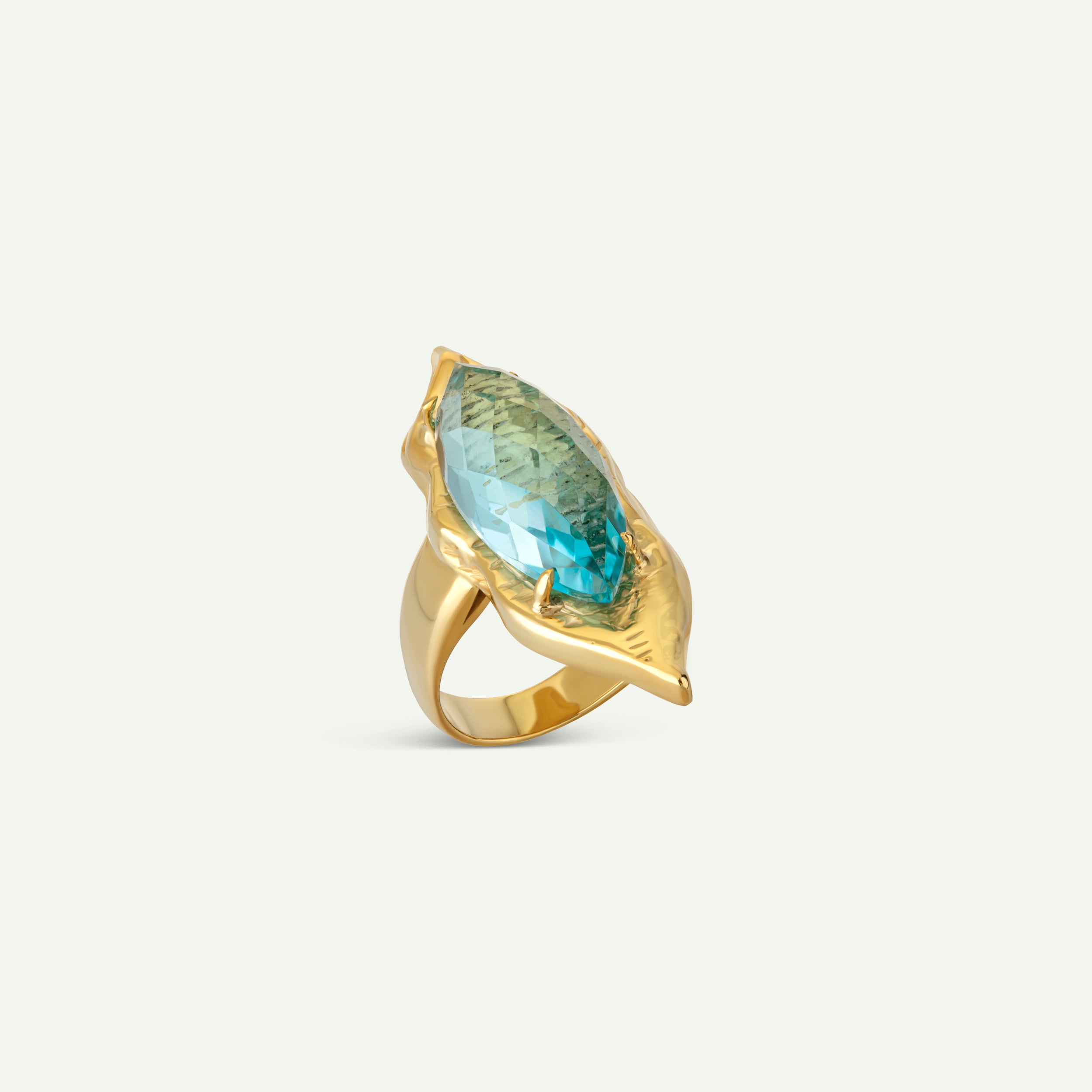 Venus Ring - Blue Topaz