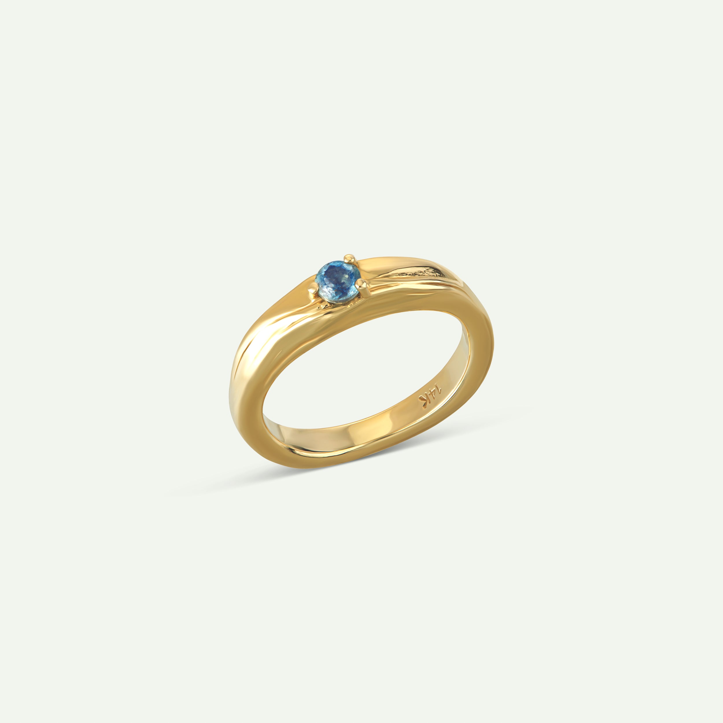 Aqua Whisper Ring